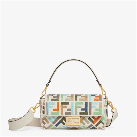 multicolor fendi|Fendi baguette embroidered.